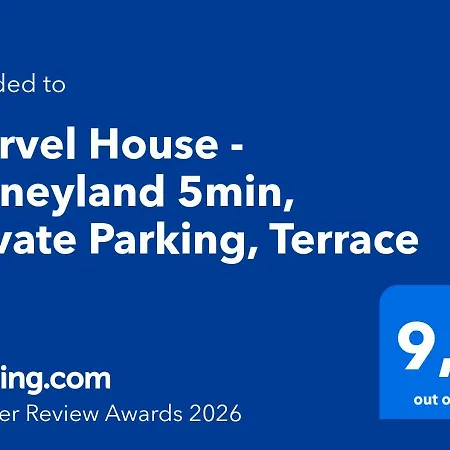 Marvel House - Disneyland 5min, Private Parking, Terrace Magny-le-Hongre